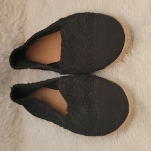 Madden Girl Black Flats Espadrilles Size 7